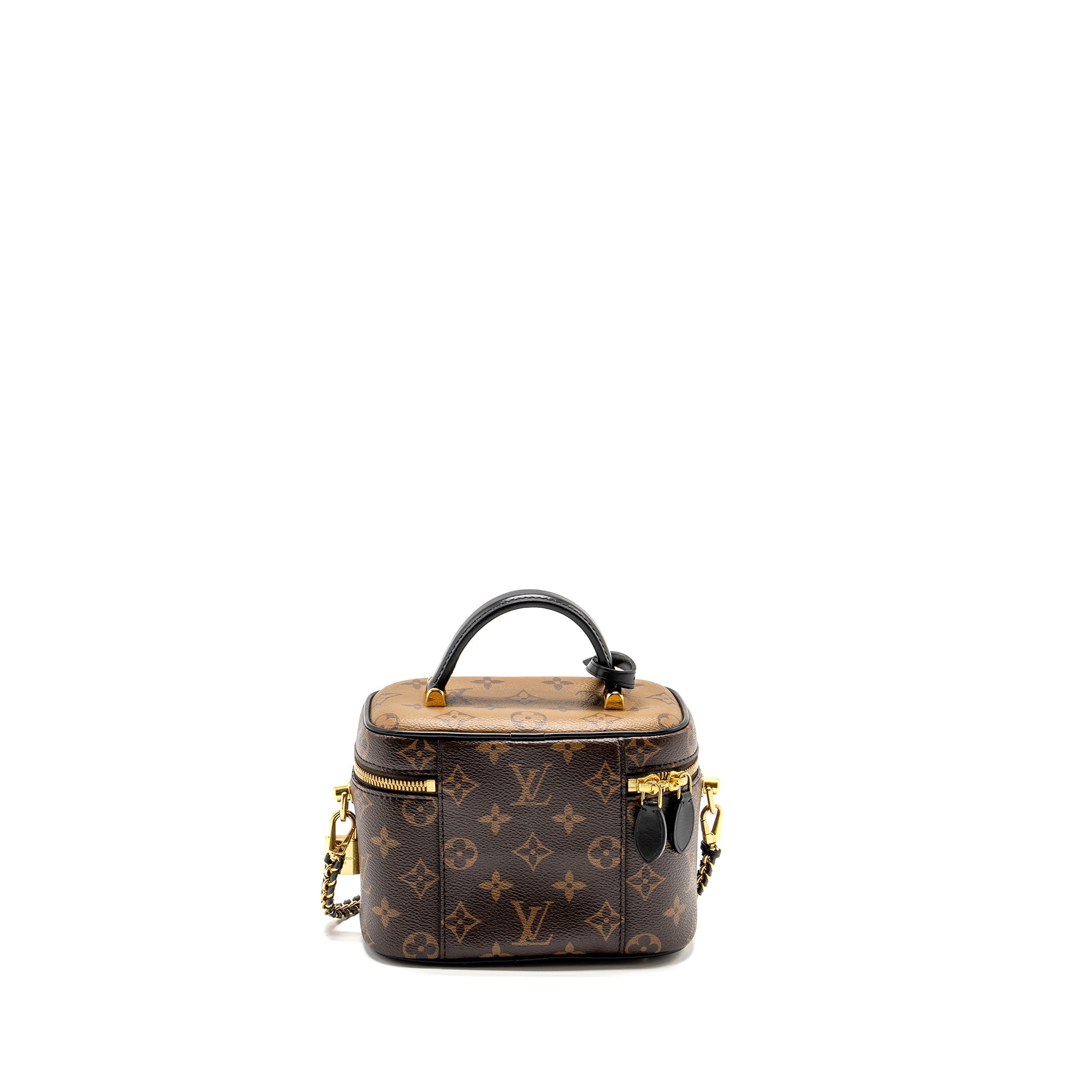 LOUIS VUITTON VANITY CASE PM MONOGRAM REVERSE CANVAS GHW