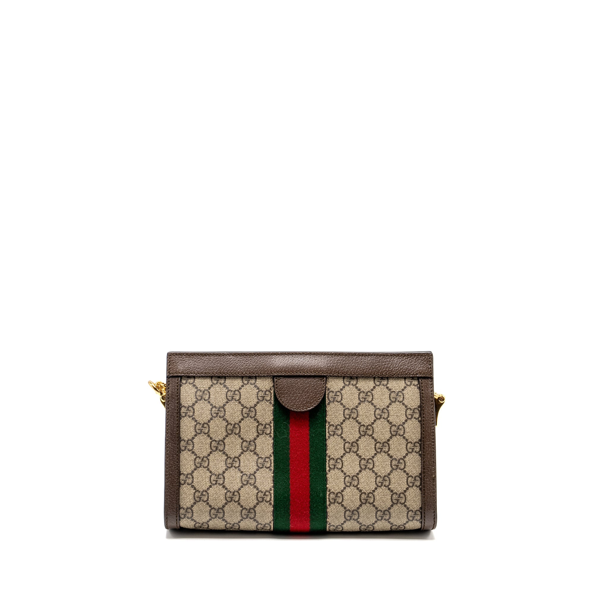 GUCCI OPHIDIA SMALL SHOULDER BAG GG SUPREME CANVAS/LEATHER GHW