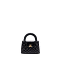 CHANEL 23K MINI SHOPPING TOTE CALFSKIN BLACK GHW(MICROCHIP)