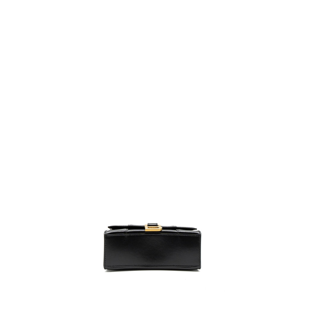 BALENCIAGA HOURGLASS XS CALFSKIN BLACK GHW