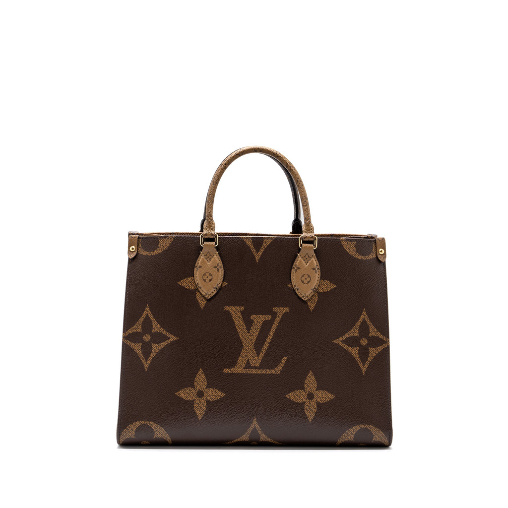 LOUIS VUITTON ONTHEGO MM MONOGRAM CANVAS GHW