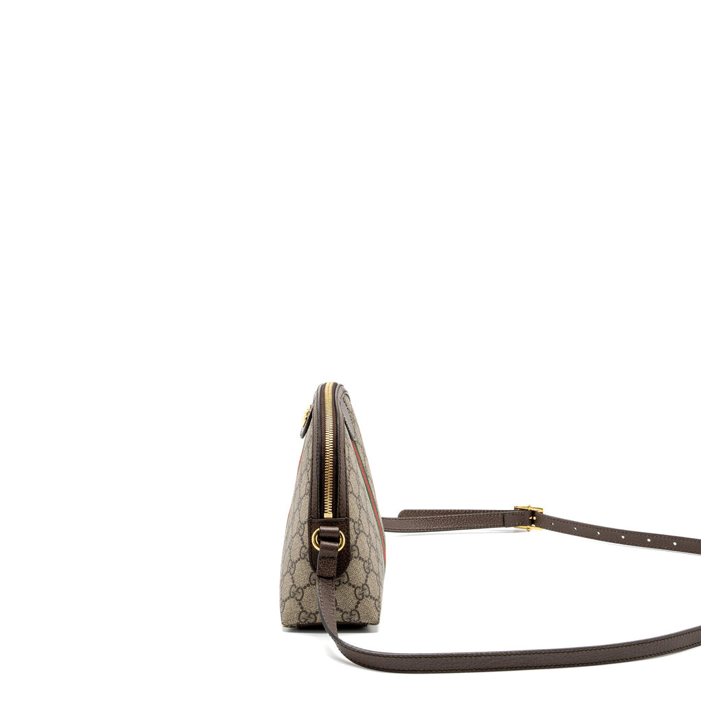 GUCCI OPHIDIA SHOULDER BAG GG SUPREME CANVAS GHW