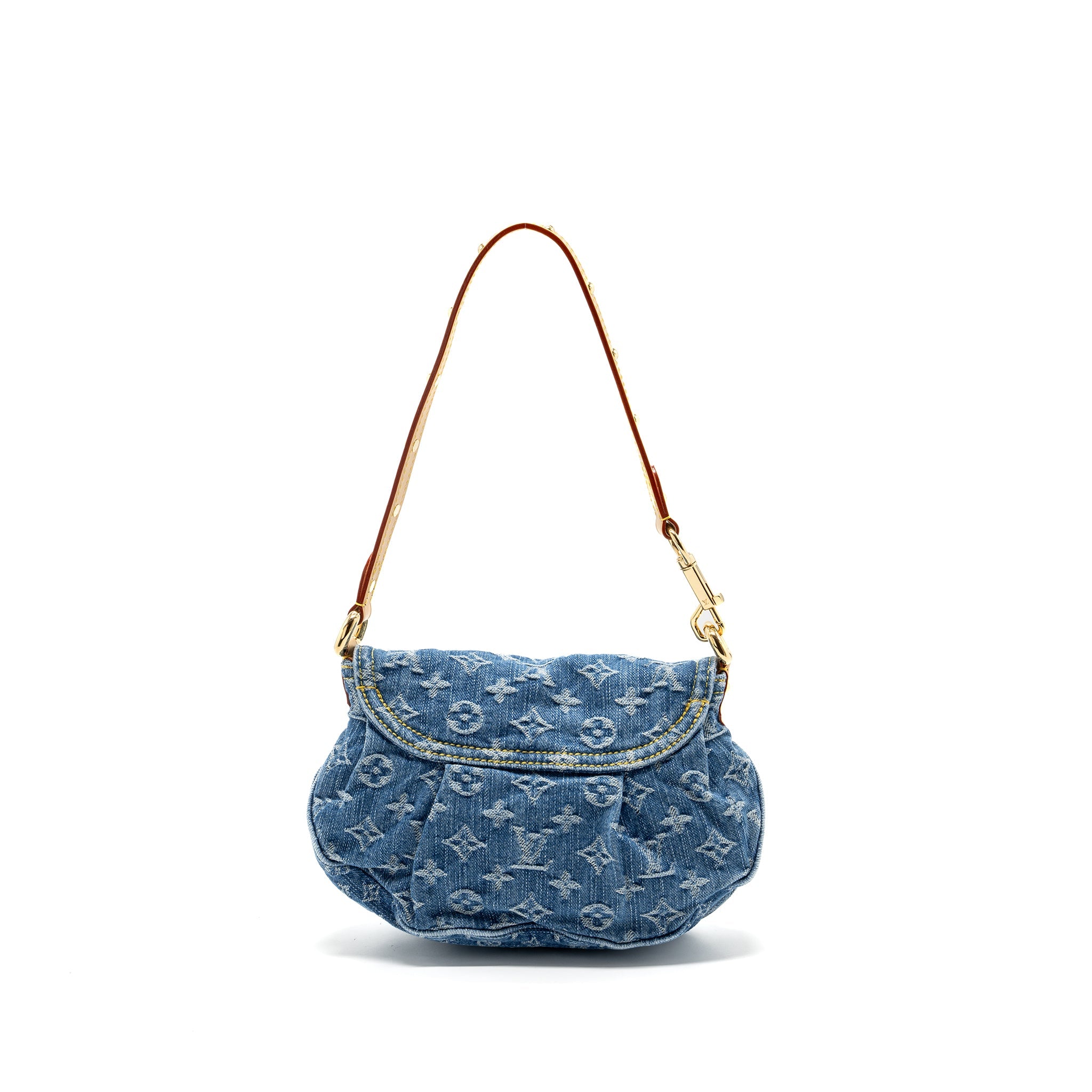 LOUIS VUITTON SUNSET BAG DENIM BLUE GHW (NEW VERSION)