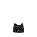 CHANEL 23C SMALL HOBO BAG SHINY CALFSKIN BLACK GHW (MICROCHIP)