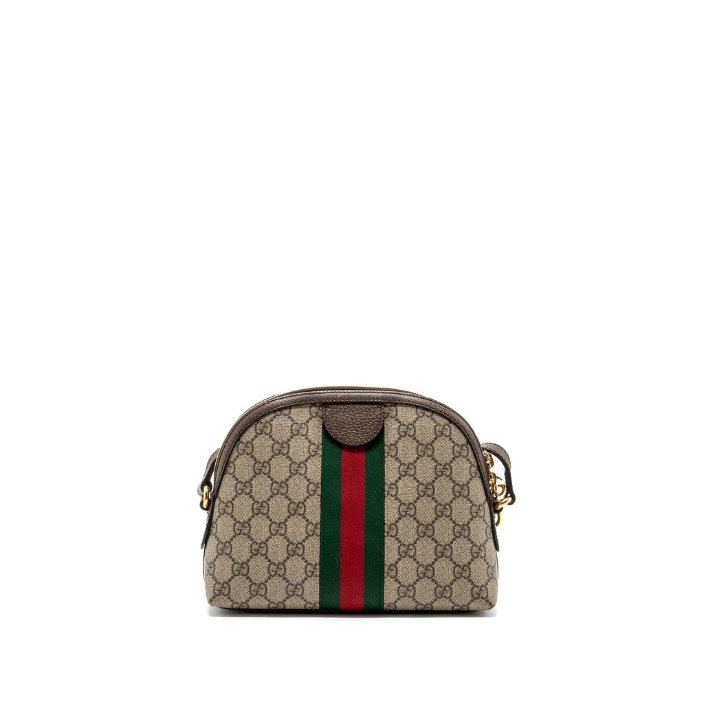 GUCCI OPHIDIA SHOULDER BAG GG SUPREME CANVAS GHW