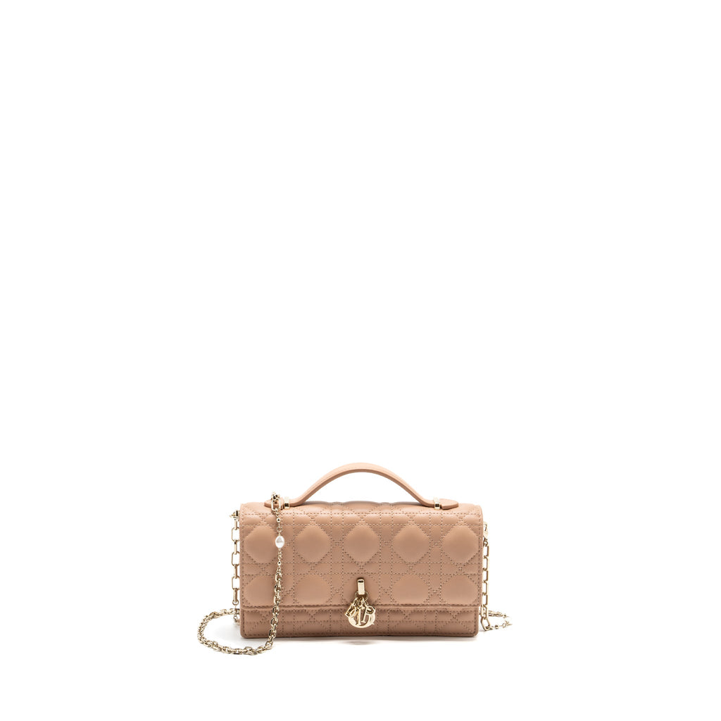 DIOR MY DIOR MINI BAG LAMBSKIN BEIGE LGHW