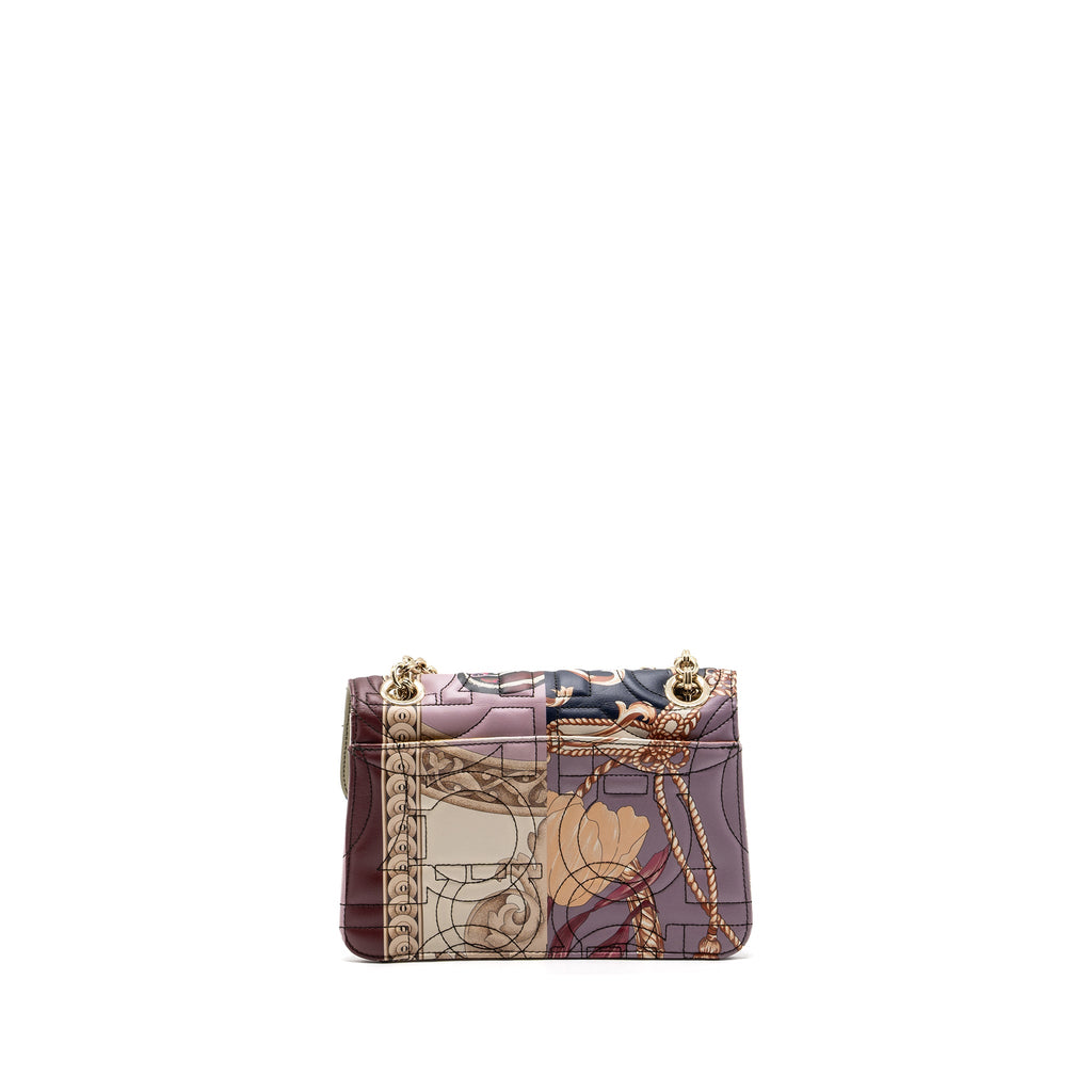 SALVATORE FERRAGAMO FLAP BAG MULTICOLOUR LGHW