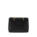 CHANEL GRAND SHOPPING TOTE/GST CAVIAR BLACK GHW