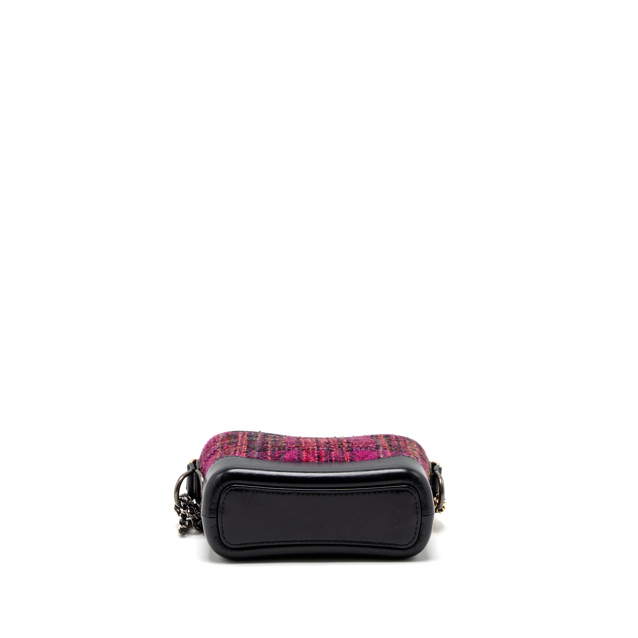 CHANEL SMALL GABRIELLE HOBO BAG TWEED/CALFSKIN MULTICOLOUR MULTICOLOUR HARDWARE