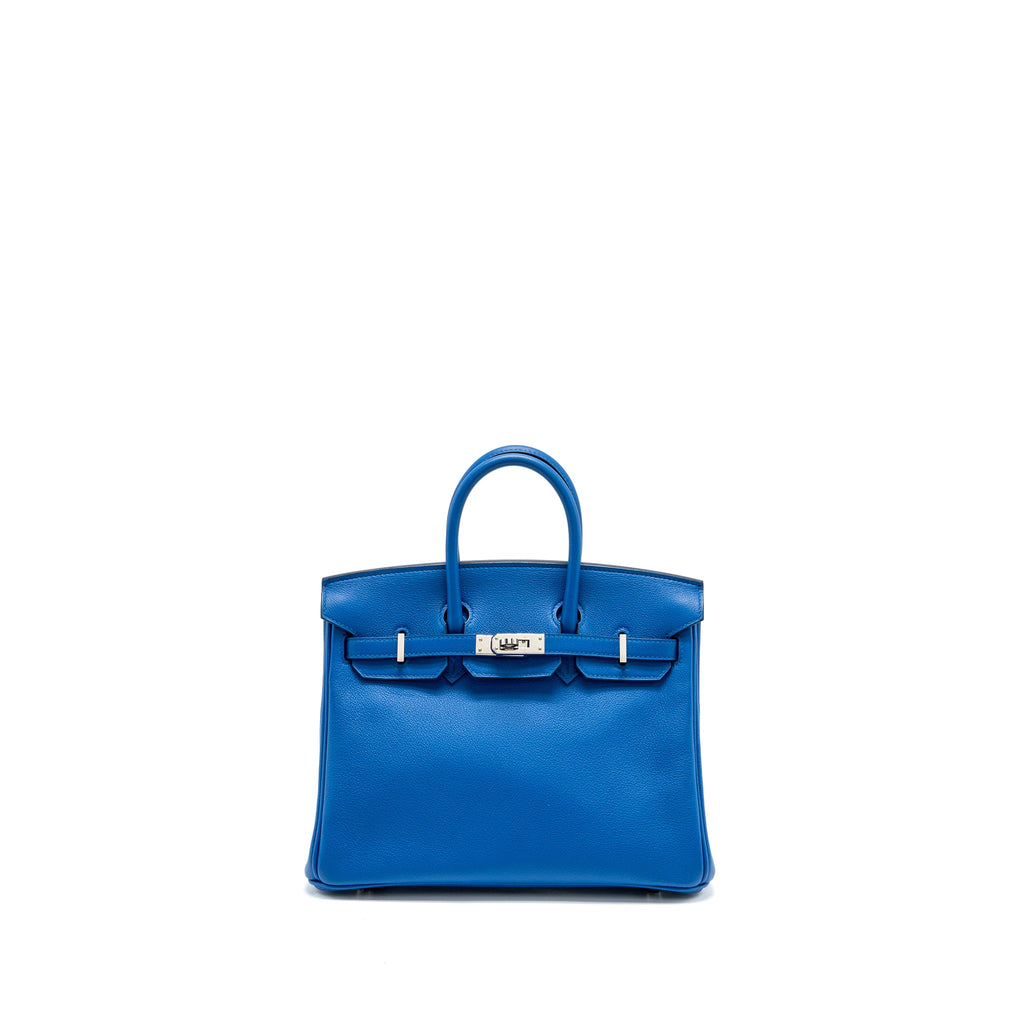 HERMES BIRKIN 25 TAURILLON NOVELLO I7 BLUE ZELLIGE SHW