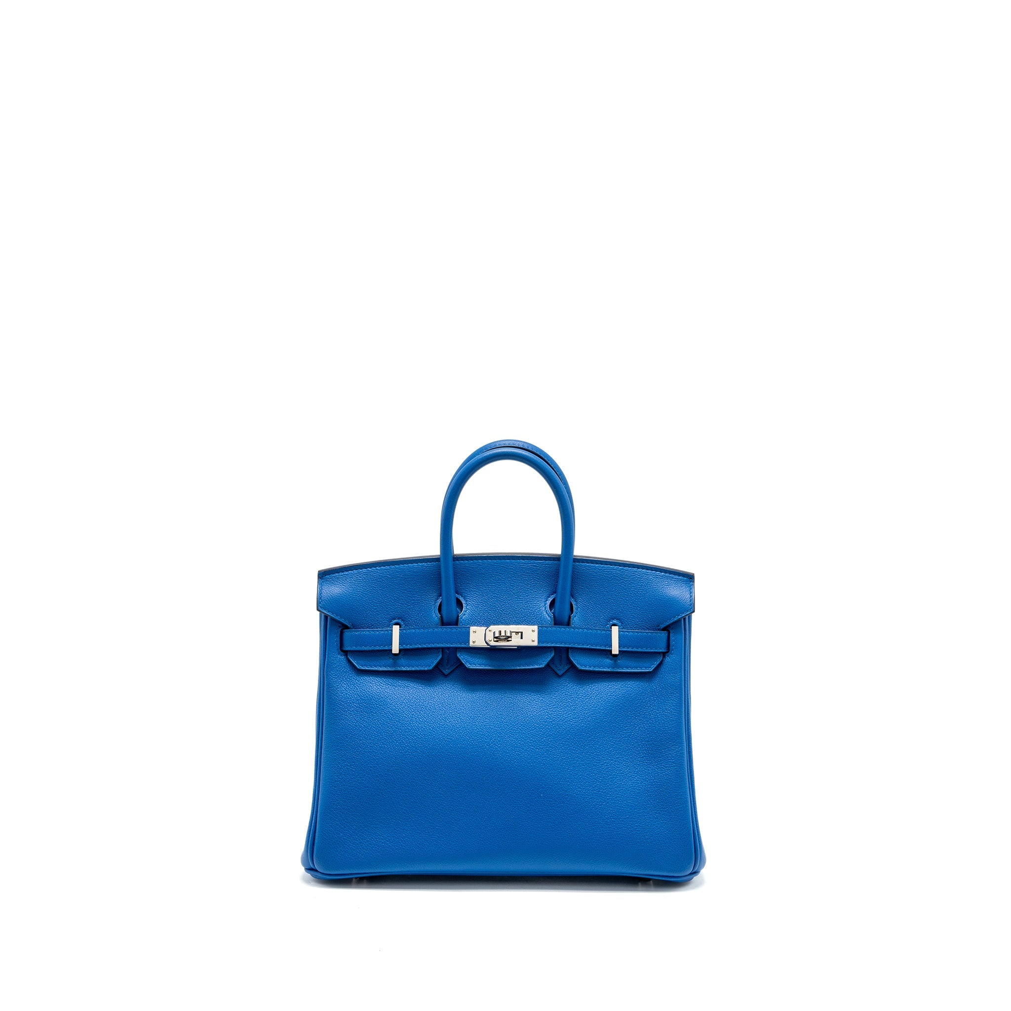 HERMES BIRKIN 25 TAURILLON NOVELLO I7 BLUE ZELLIGE SHW
