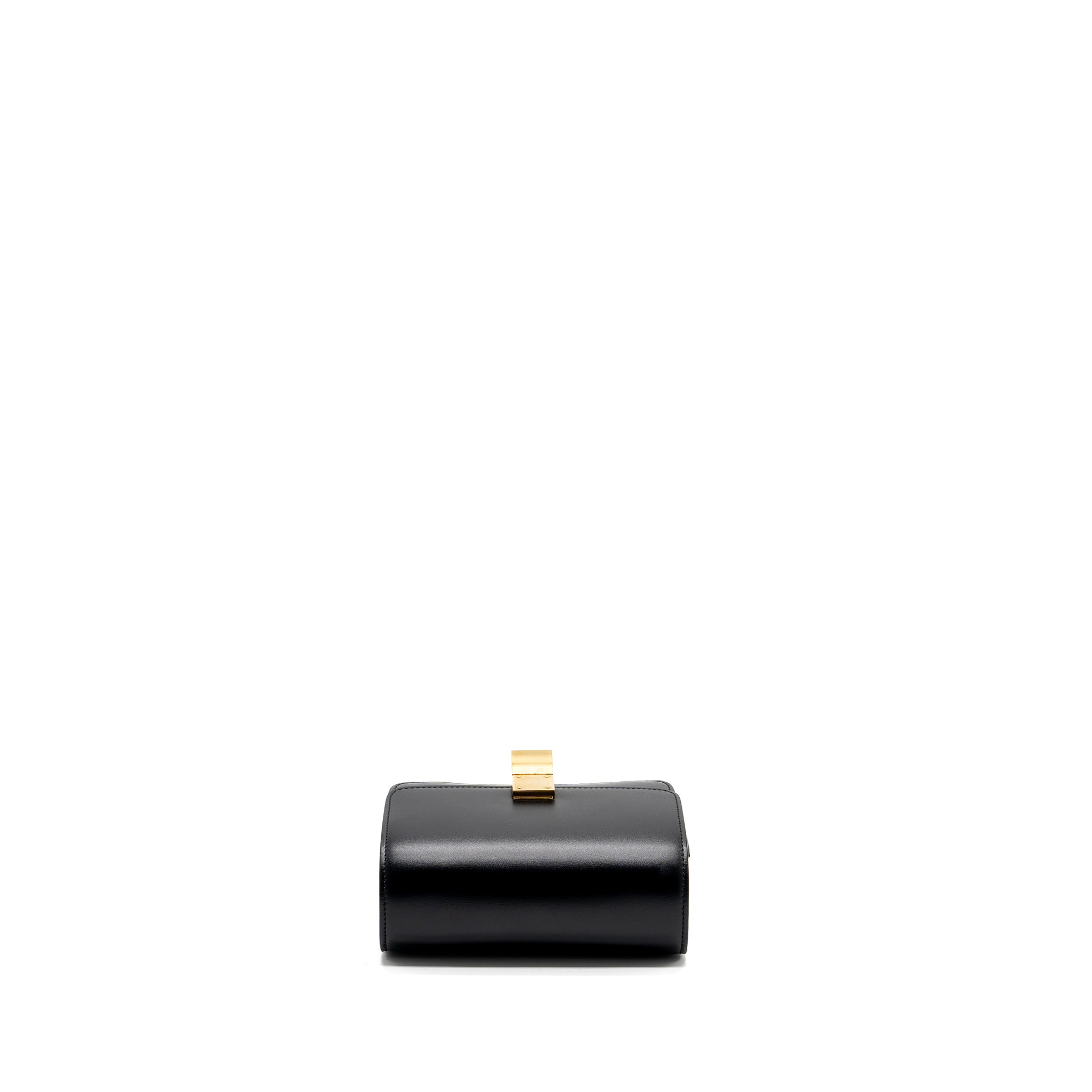 CELINE MINI CLASSIC BOX BAG CALFSKIN BLACK GHW
