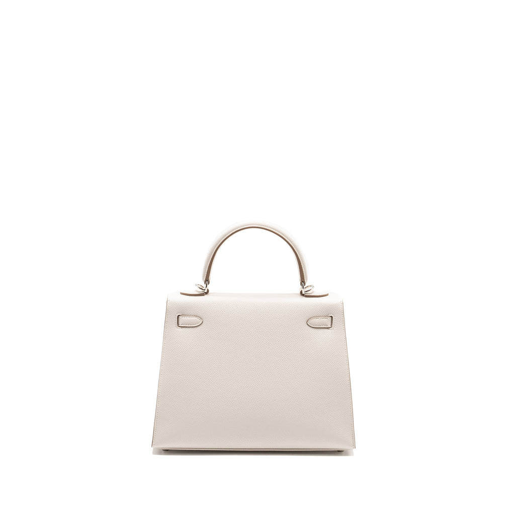 HERMES KELLY 25 EPSOM GRIS PALE SHW