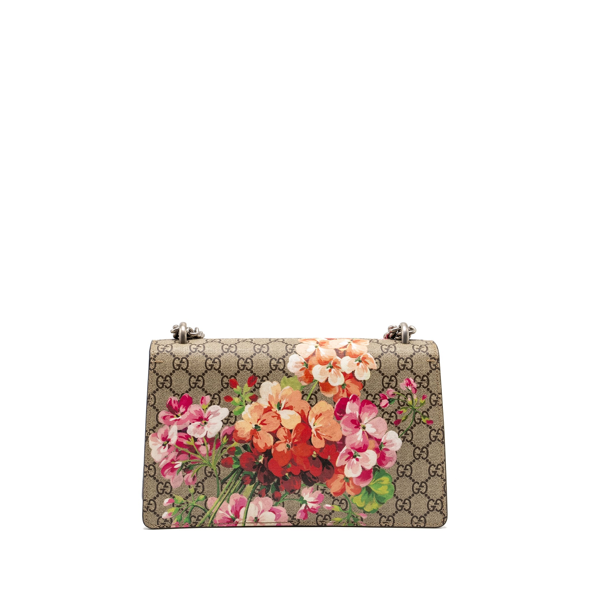 GUCCI DIONYSUS CHAIN BAG GG SUPREME CANVAS WITH FLOWER PRINT MULTICOLOUR SHW