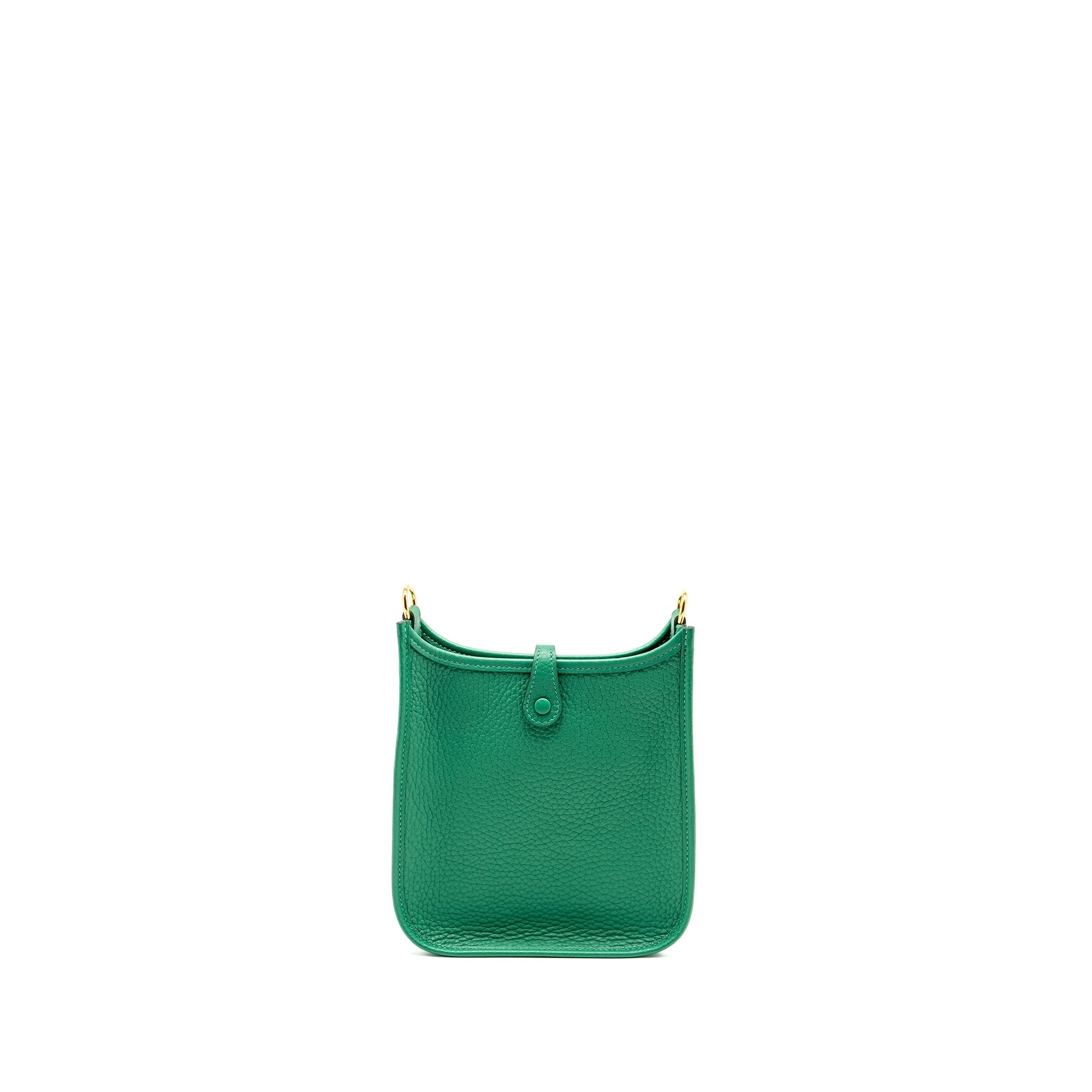 HERMES MINI EVELYN CLEMENCE VERT VERTIGO GHW