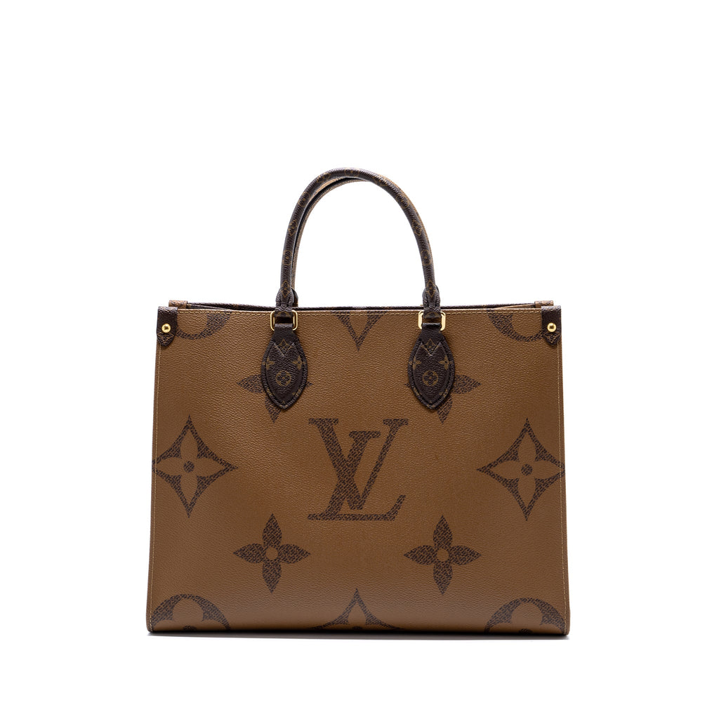 LOUIS VUITTON ONTHEGO MM MONOGRAM REVERSE CANVAS GHW (NEW VERSION)