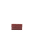 CHANEL FLAP LONG WALLET CALFSKIN RED GHW
