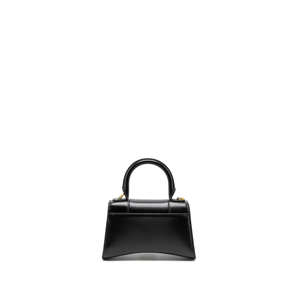 BALENCIAGA HOURGLASS XS CALFSKIN BLACK GHW