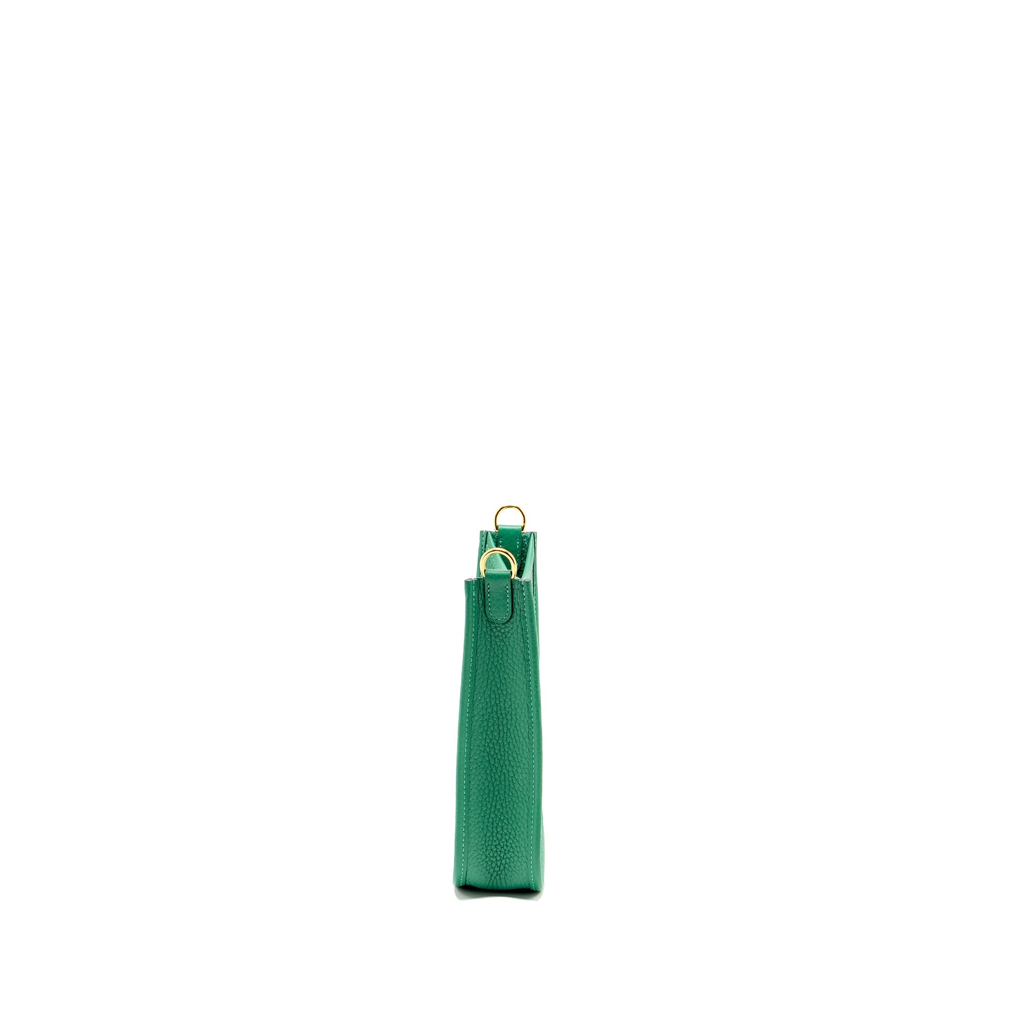 HERMES MINI EVELYN CLEMENCE VERT VERTIGO GHW