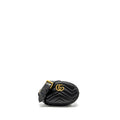 GUCCI GG MARMONT BELT BAG CALFSKIN BLACK GHW