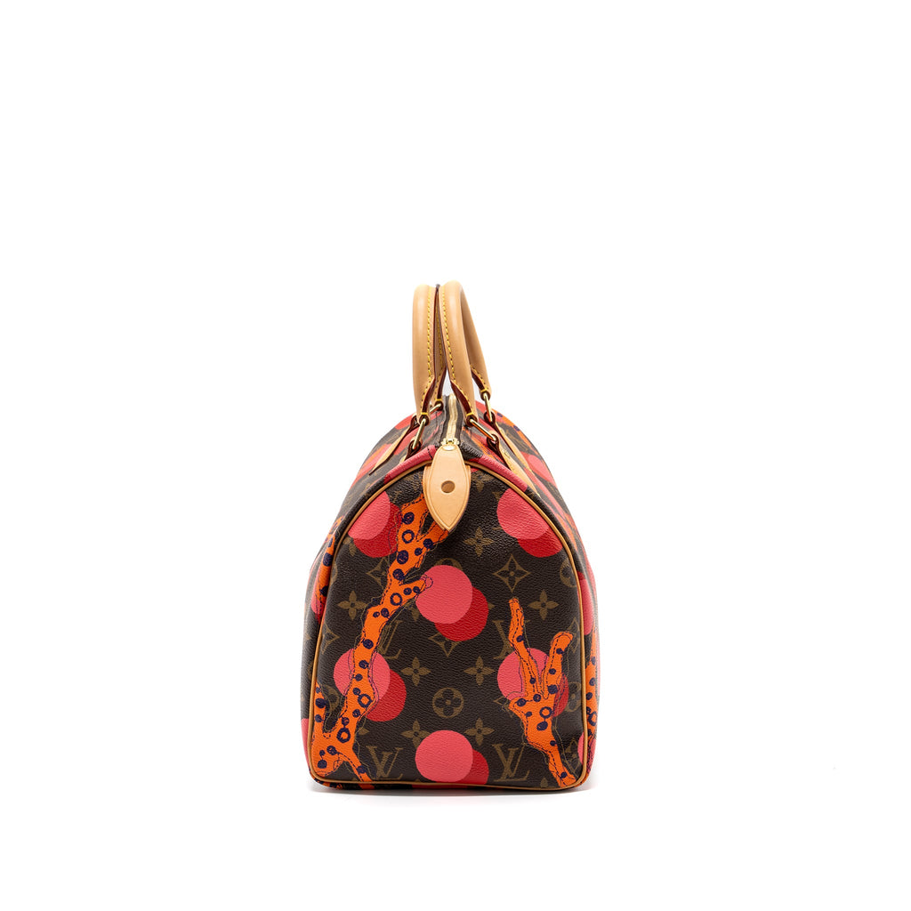 LOUIS VUITTON SPEEDY 30 RAMAGE MONOGRAM CANVAS GHW