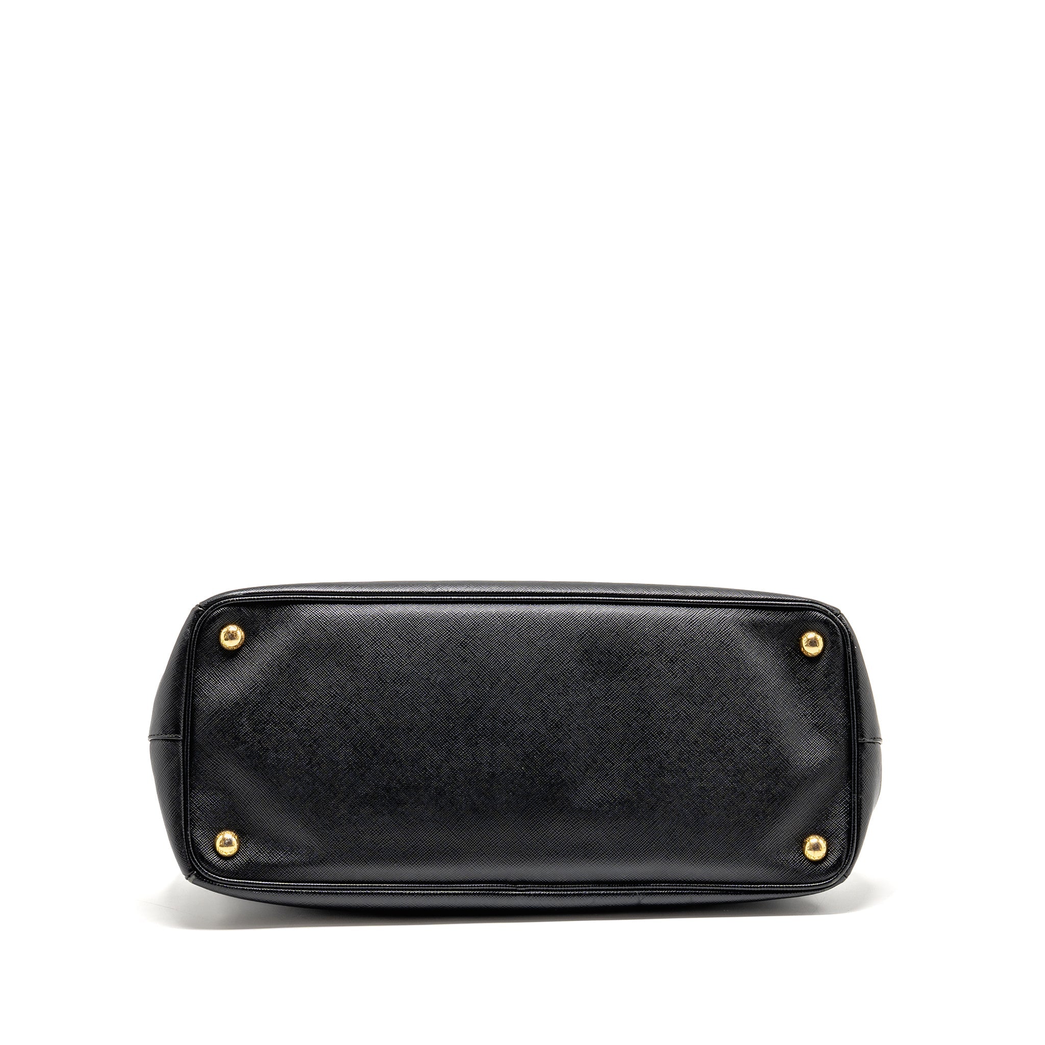 PRADA SAFFIANO TOTE BAG CALFSKIN BLACK GHW