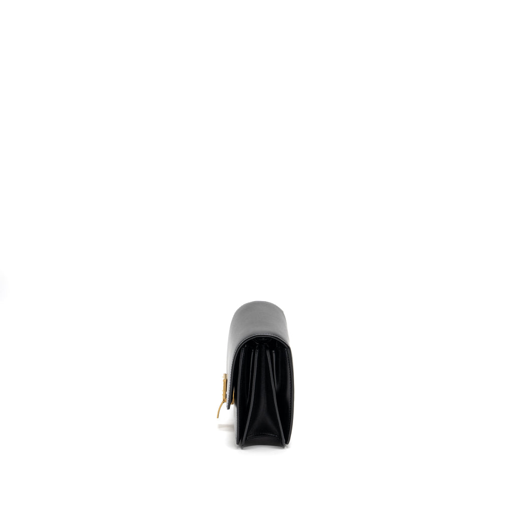 CELINE MINI CLASSIC BOX BAG CALFSKIN BLACK GHW
