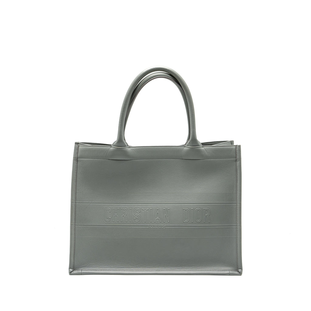 DIOR MEDIUM BOOKTOTE CALFSKIN GREY