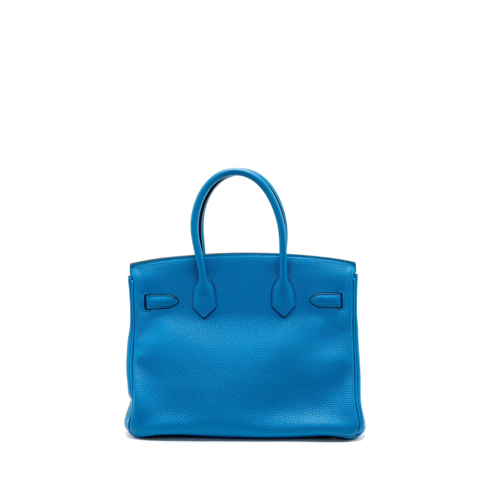 HERMES BIRKIN 30 TOGO BLUE ZANZIBAR GHW