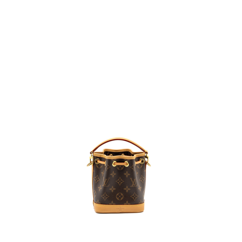 LOUIS VUITTON NANO NOE MONOGRAM CANVAS GHW