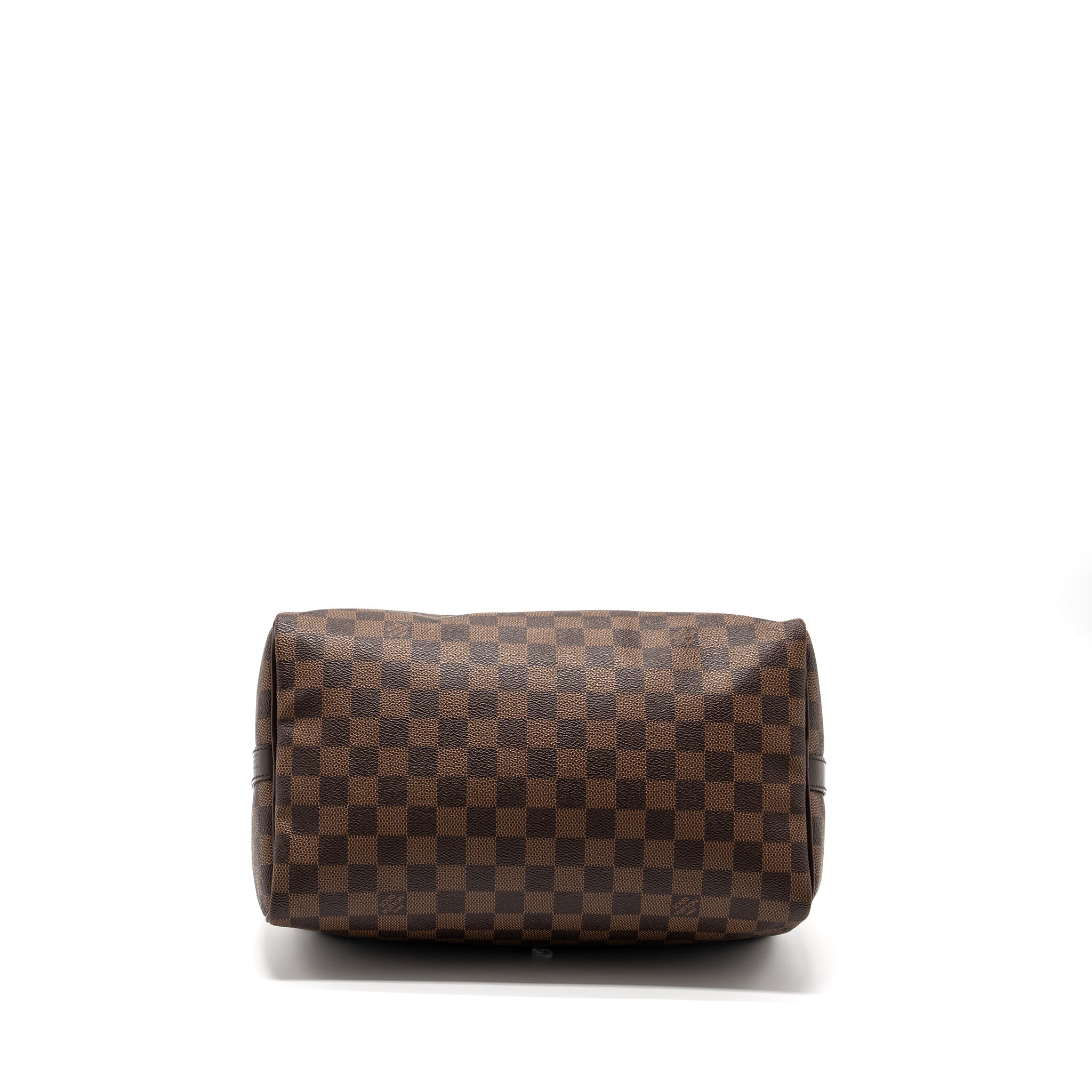 LOUIS VUITTON SPEEDY 30 BANDOULIERE DAMIER EBENE CANVAS GHW