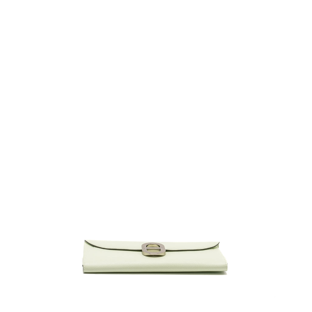 HERMES MAILLON TO GO WALLET EPSOM VERT FIZZ SHW