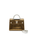 DIOR TOP HANBDLE TOTE BAG MULTICOLOUR METALLIC BRONZE / SILVER SHW