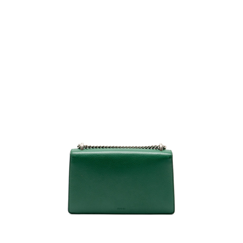GUCCI DIONYSUS SHOULDER BAG CALFSKIN GREEN GHW
