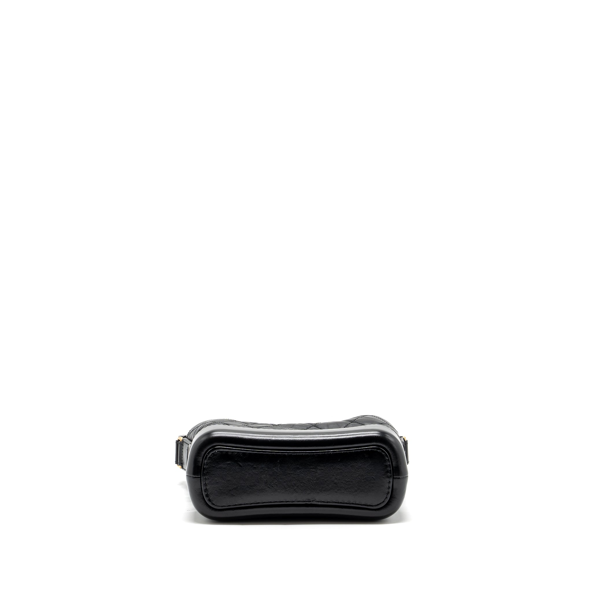 CHANEL SMALL GABRIELLE HOBO BAG CALFSKIN BLACK MULTICOLOUR HARDWARE