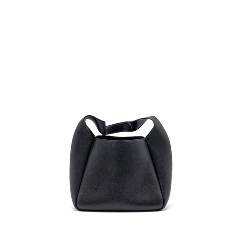 PRADA MEDIUM LEATHER TOTE BLACK SHW