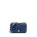 LOUIS VUITTON MALLETAHE GO-14 MM BAG DENIM/LEATHER BLUE/RED SHW