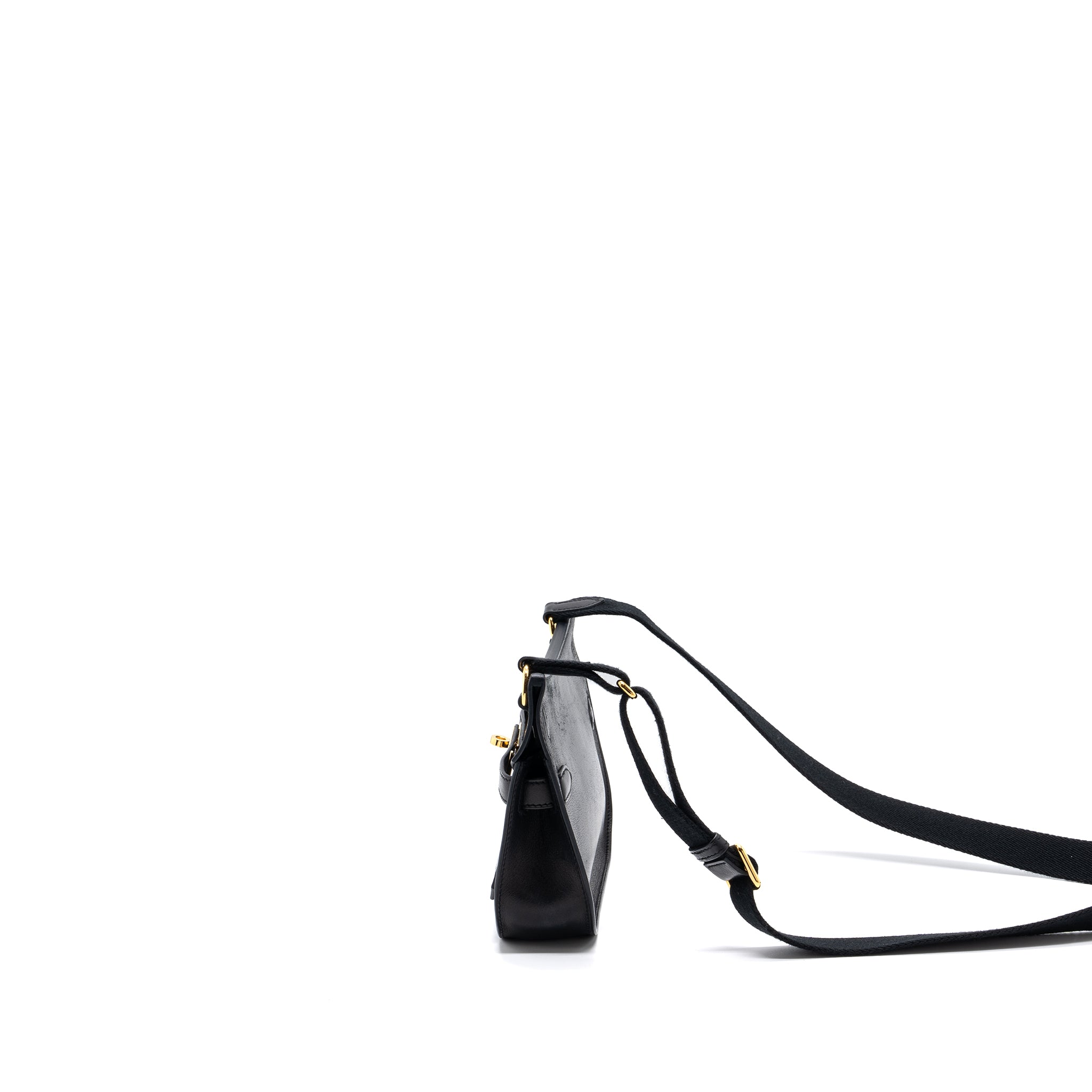 HERMES MINI JYPSIERE EVERGRAIN BLACK GHW