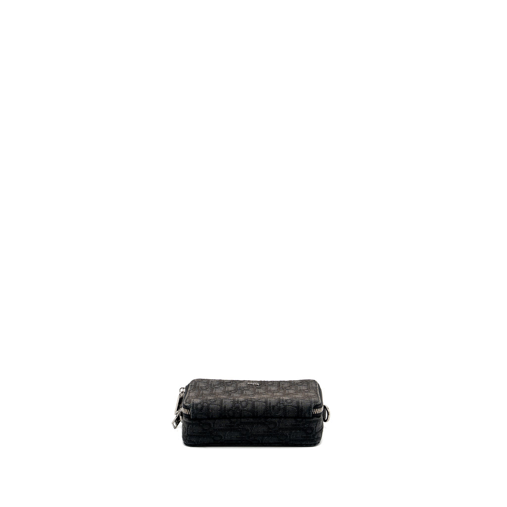 DIOR POUCH WITH STRAP BLACK DIOR OBLIQUE JACQUARD SHW