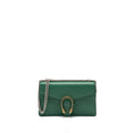 GUCCI DIONYSUS SHOULDER BAG CALFSKIN GREEN GHW