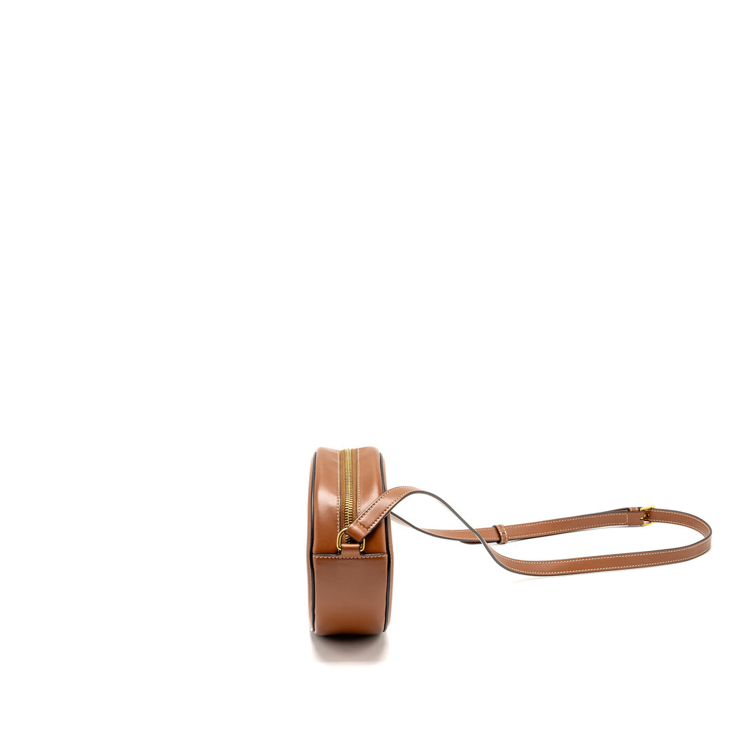 CELINE OVAL BAG SMOOTH CALFSKIN TAN GHW