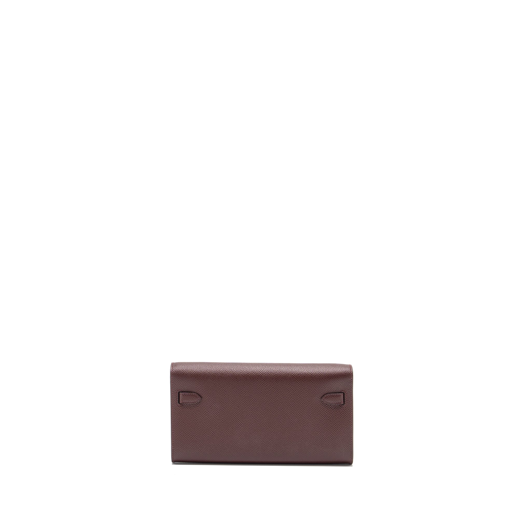 HERMES KELLY TO GO EPSOM 57 BORDEAUX GHW