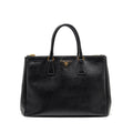 PRADA SAFFIANO TOTE BAG CALFSKIN BLACK GHW