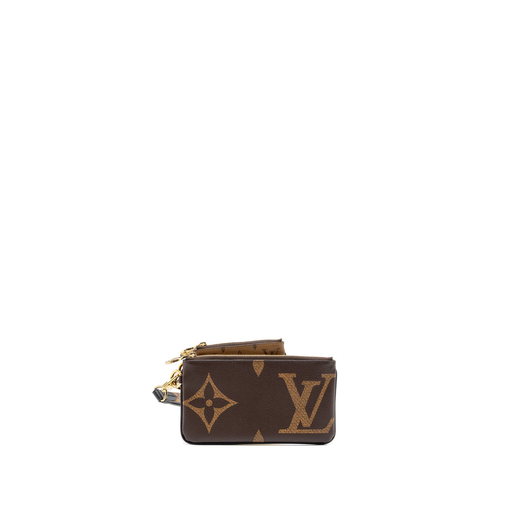 LOUIS VUITTON TRIO POUCH MONOGRAM CANVAS GHW