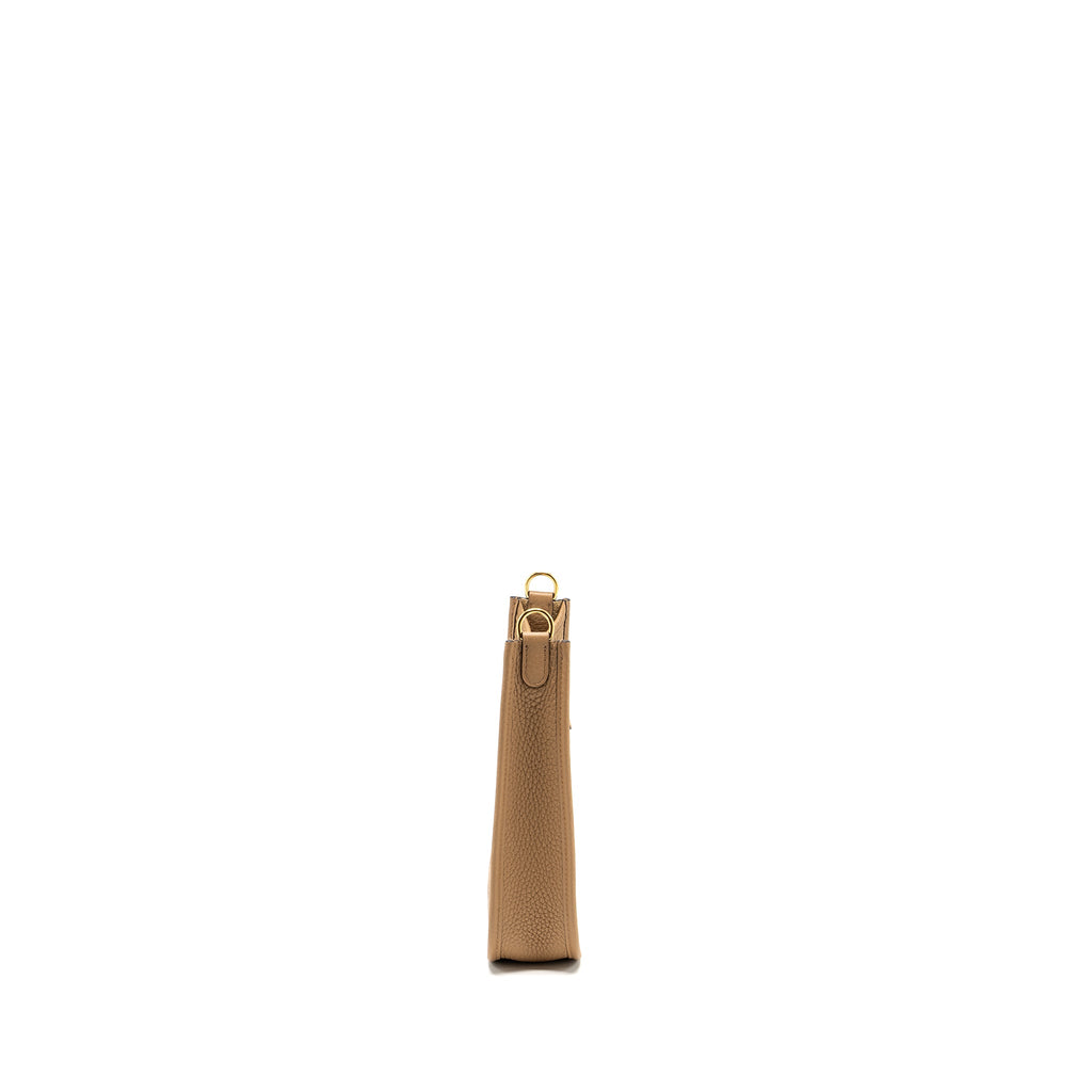 HERMES MINI EVELYNE CLEMENCE CHAI / MULTICOLOR STRAP GHW