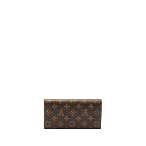 LOUIS VUITTON SARAH WALLET FUCHSIA MONOGRAM CANVAS GHW