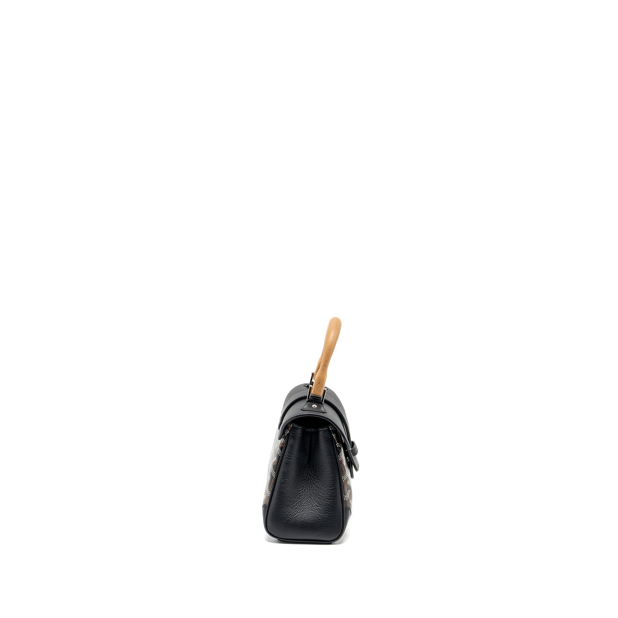 GOYARD SAIGON MINI GOYARDLINE CANVAS BLACK/MULTICOLOUR SHW