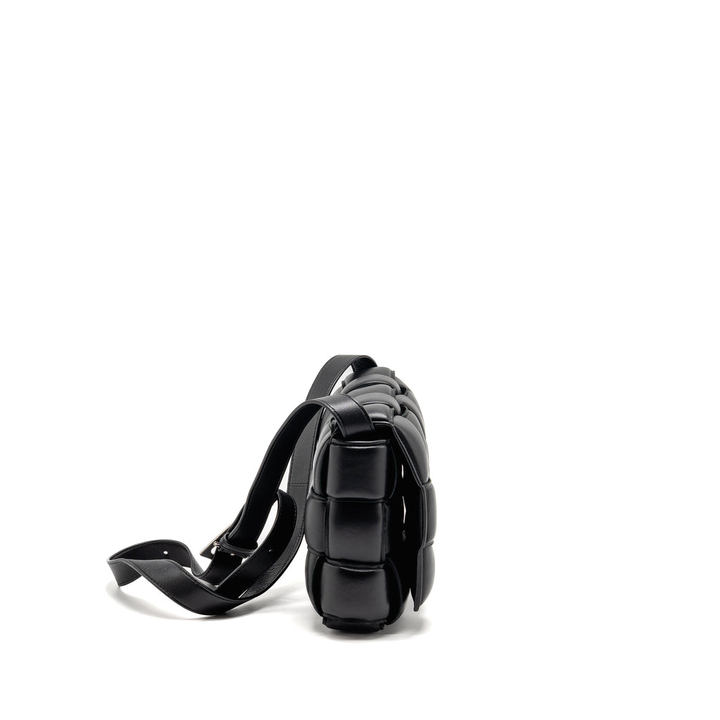 BOTTEGA VENETA PADDED CASSETTE LAMBSKIN BLACK SHW