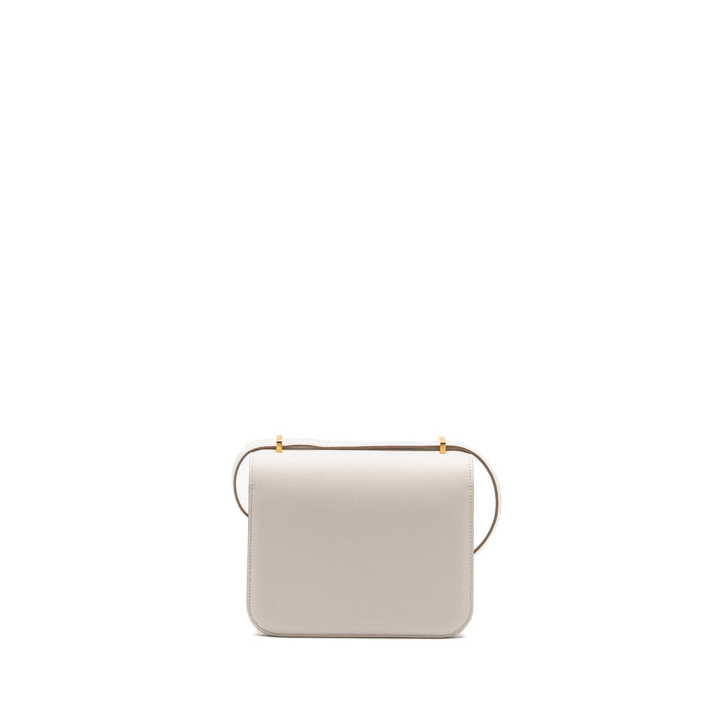 HERMES MINI CONSTANCE EPSOM GRIS PALE GHW