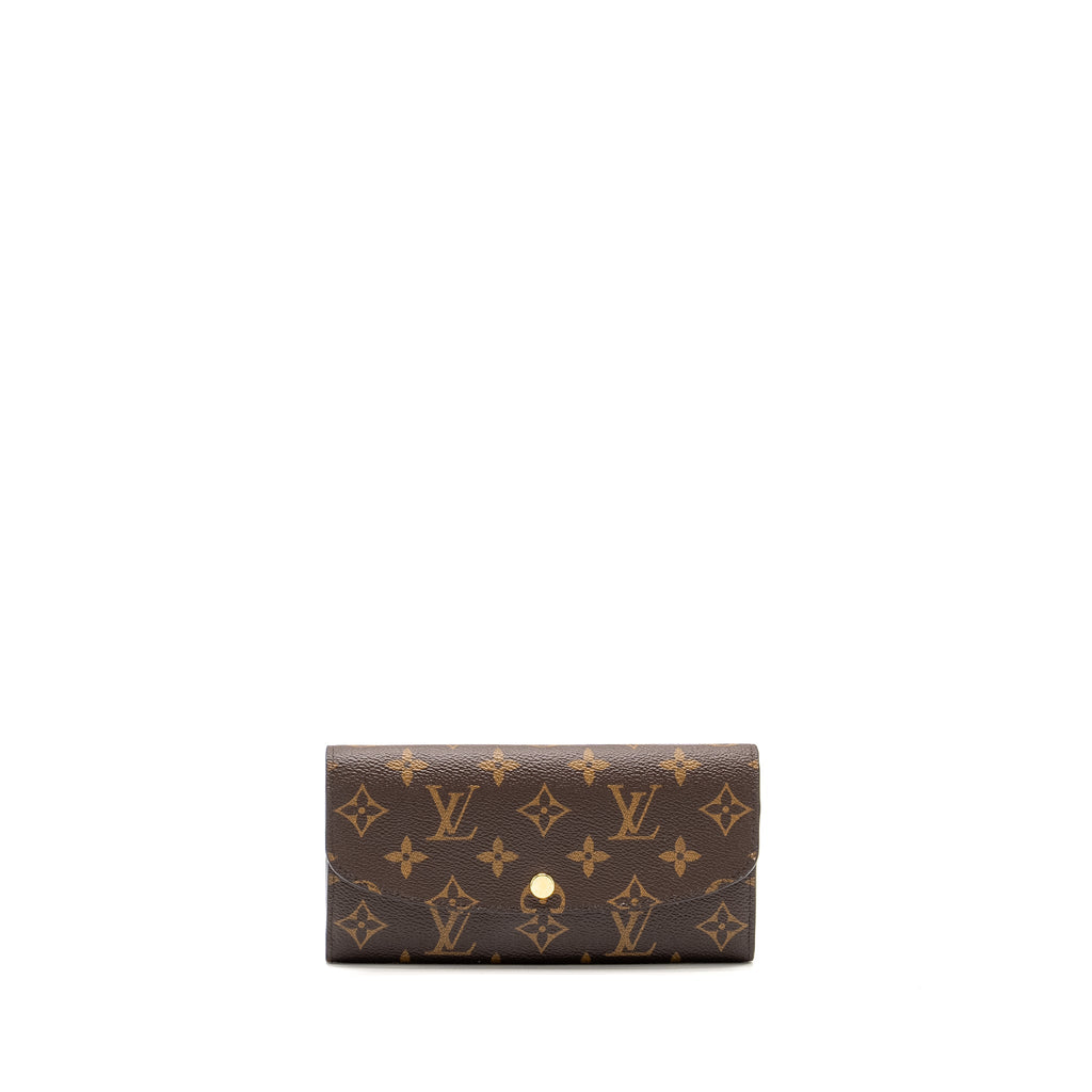 LOUIS VUITTON SARAH WALLET FUCHSIA MONOGRAM CANVAS GHW